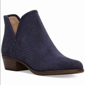 Lucky Brand Baley Suede Booties 6.5 Wide